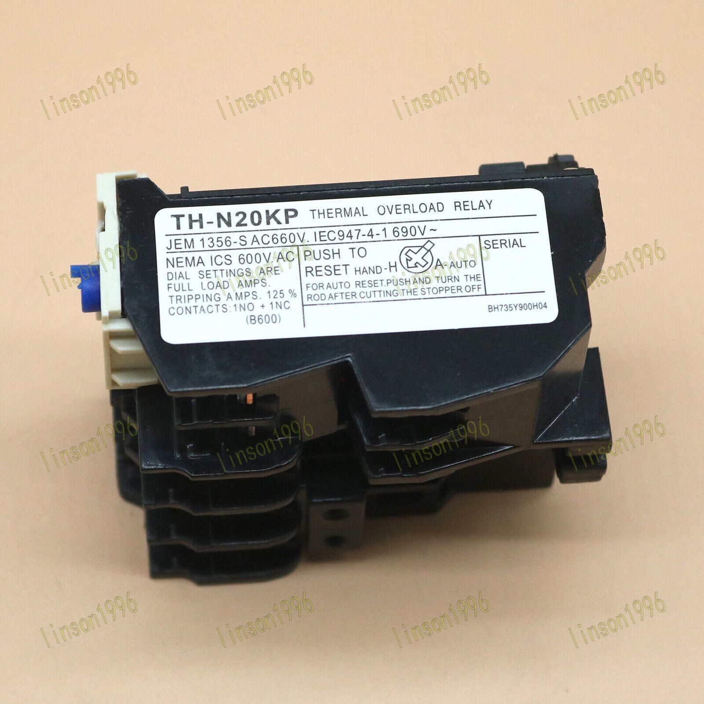 Mitsubishi Thermal Overload Relay TH-N20KP 15A Fast - MITSUBISHI