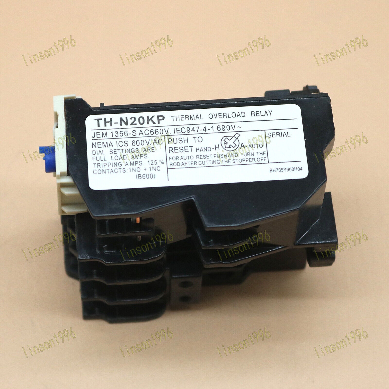 Mitsubishi Thermal Overload Relay TH-N20KP 15A Fast - MITSUBISHI