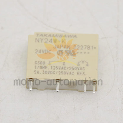 5PCS TAKAMISAWA NY24W-K 24VDC DC24V Power Relay 4Pins 5A