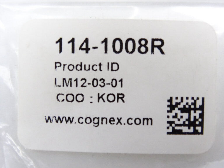 COGNEX LM12-03-01 Lens - COGNEX