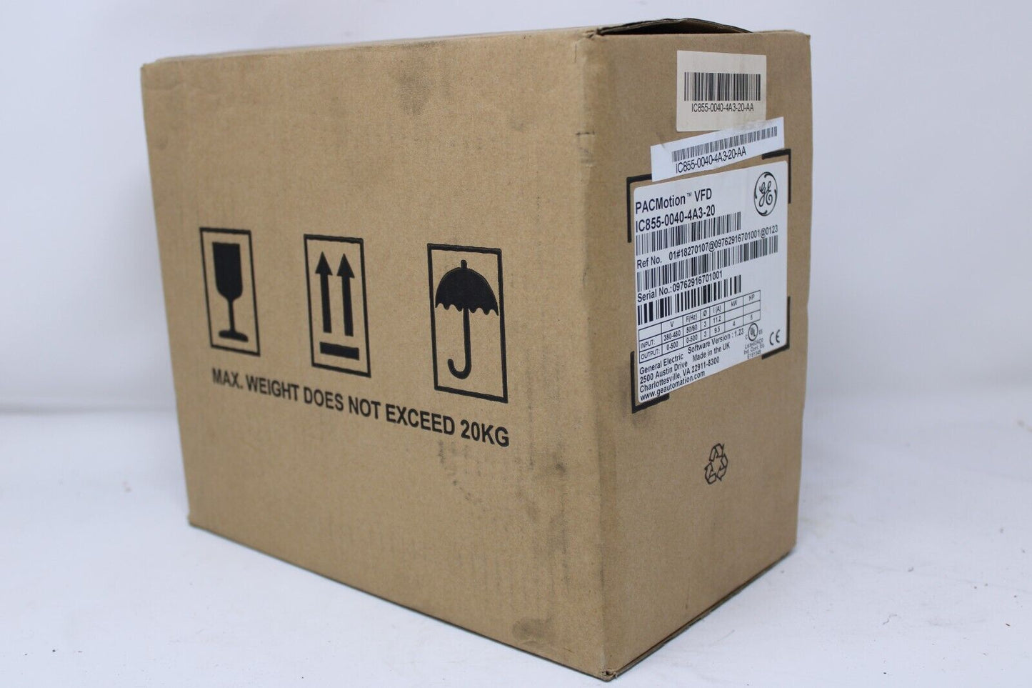 new GE IC855-0040-4A3-20 PACMotion VFD Drive Emerson - EMERSON