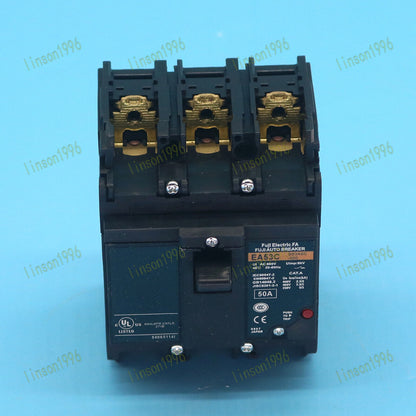 1PC Fuji Circuit Breaker EA53C 50A 3P Fast Ship - FUJI CIRCUIT BREAKER