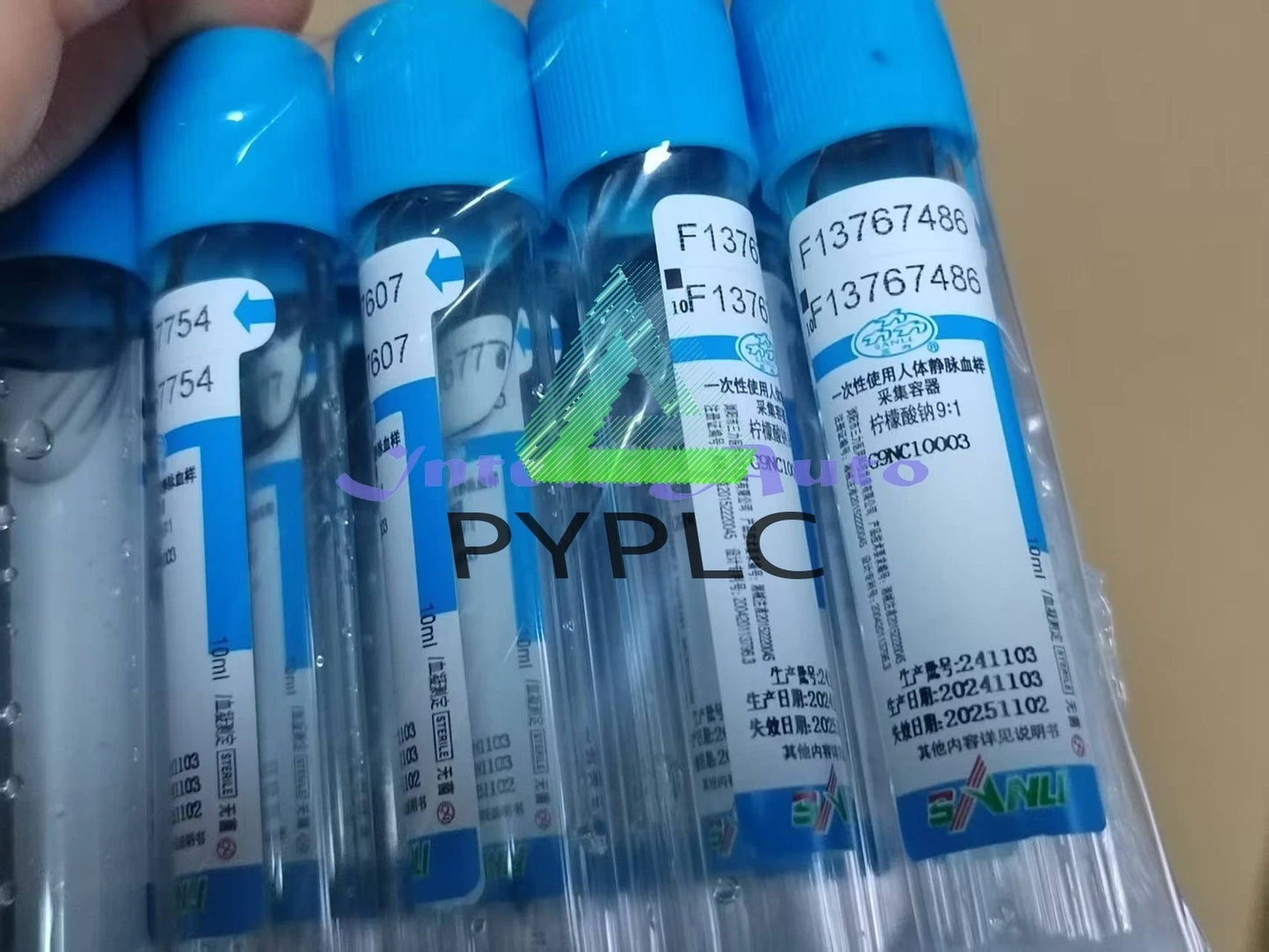 100pcs/pack 10ml sodium citrate 9:1PRP