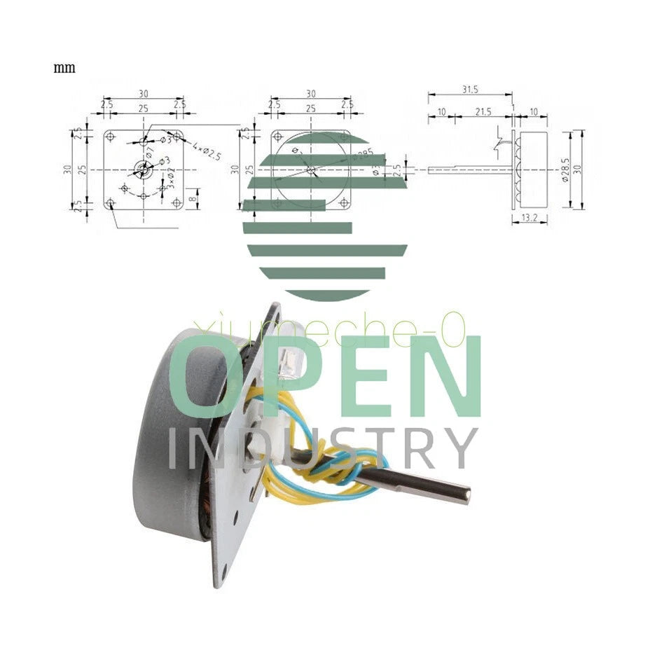 AC 3 Phase Micro Brushless Generator Mini Wind Hand Generator Motor 3-24V DIY