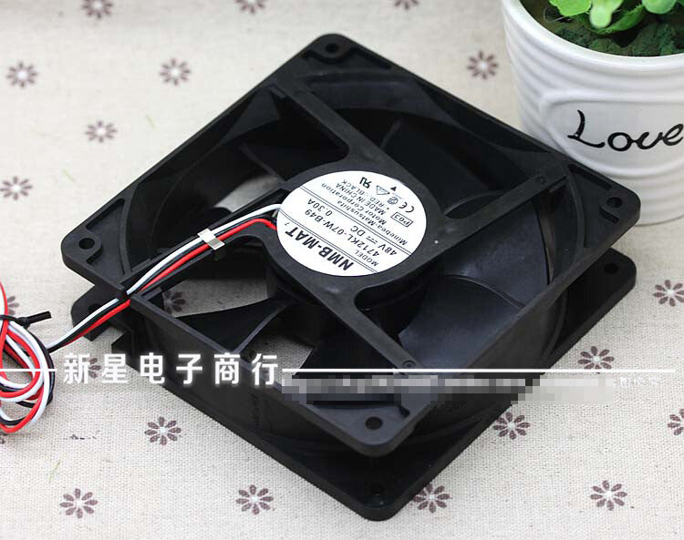 1pcs NMB 4712KL-07W-B49 48V 0.30A 12cm 12032 inverter chassis fan 3pin