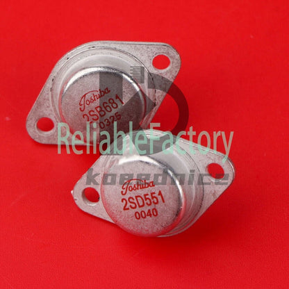 (2PCS) 1Pair TO-3 2SB681/2SD551 B681/D551