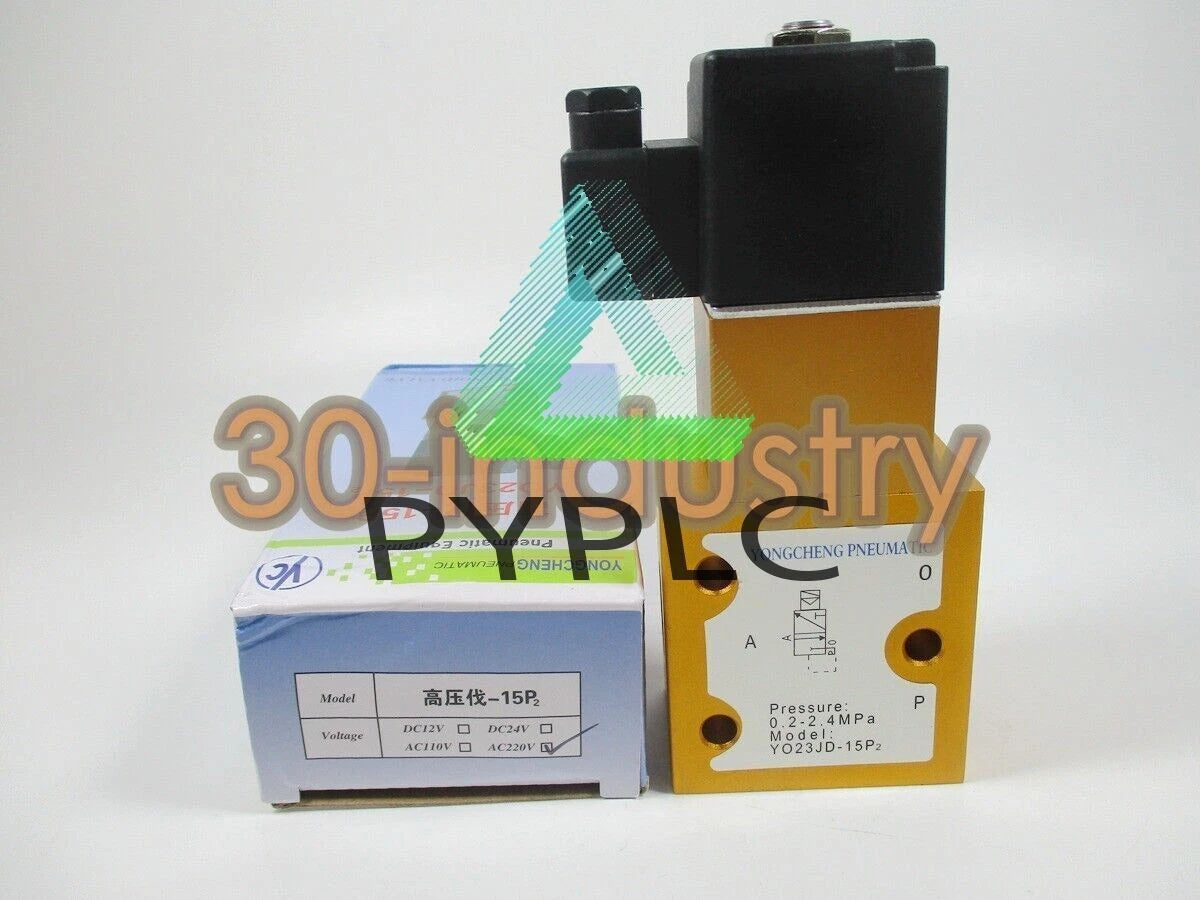 YO23JD-15P2 YONGCHENG 2-Position 3-Way High Pressure Solenoid Valve DC24V/AC220V