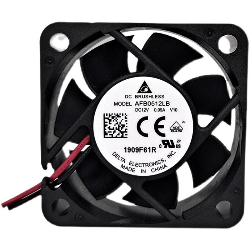 Delta AFB0512LB-V10 5015 DC12V 0.09A 4000RPM 2-Wire Cooling Fan