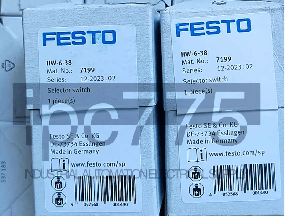 FESTO HW638 Control Valve Switch - FESTO