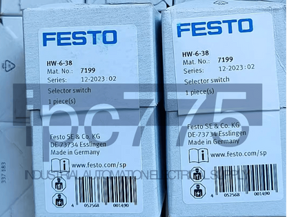 FESTO HW638 Control Valve Switch - FESTO