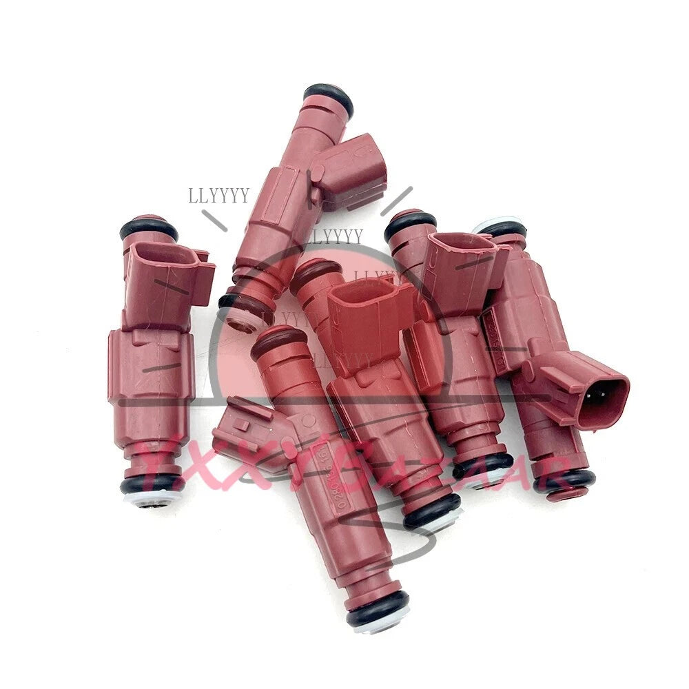 6Pcs Bosch OEM Fuel Injector 0280156161 Fits For 1999-2004 Jeep 4.0L I6 12 hole