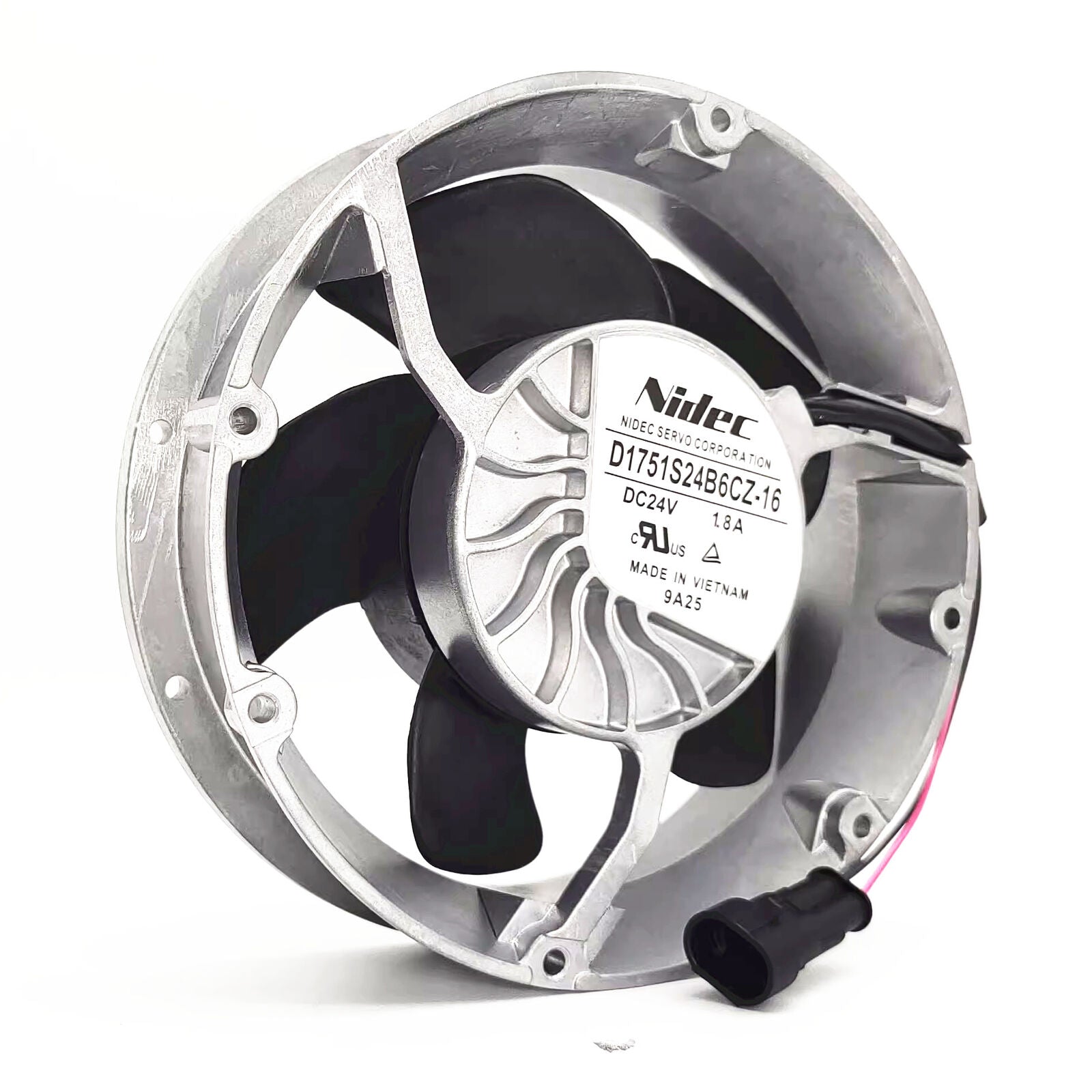 new Nidec D1751S24B6CZ-16 17251 24V 1.8A SERVO Inverter ABB Axial Flow Cooling Fan - NIDEC