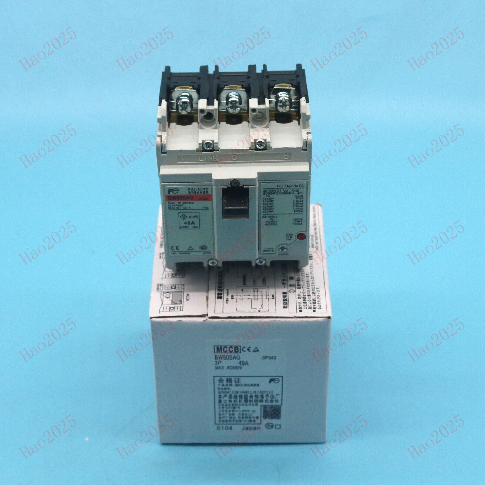 new BW50SAG 3P 40A For FUJI Circuit Breaker Fast - FUJI