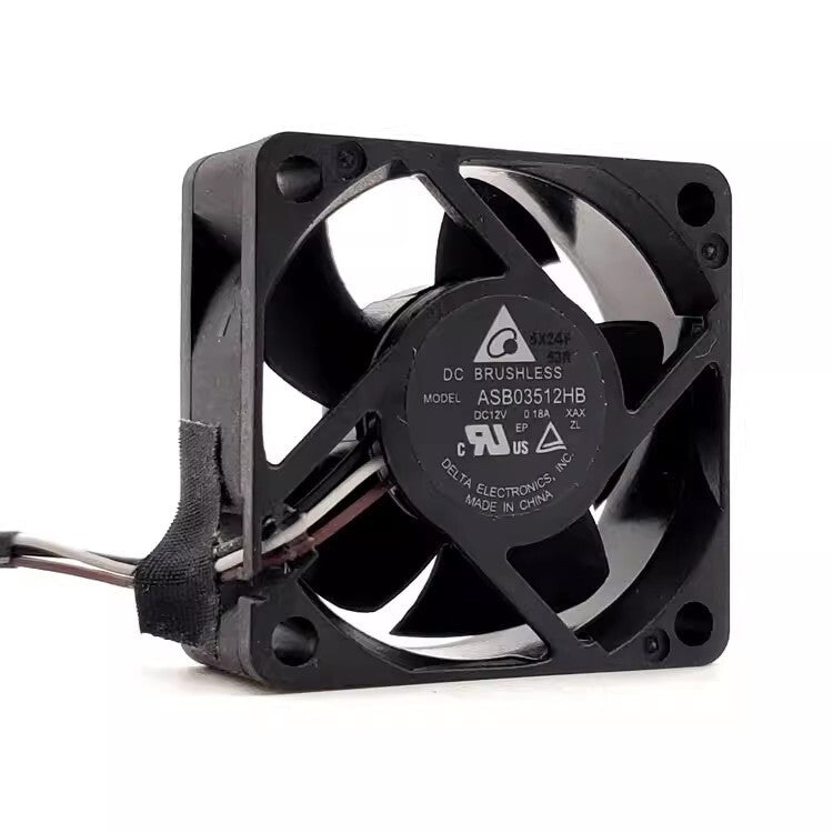 DELTA ASB03512HB 3515 DC12V 0.18A 3.5CM 3-Wire Mini Projector Fan