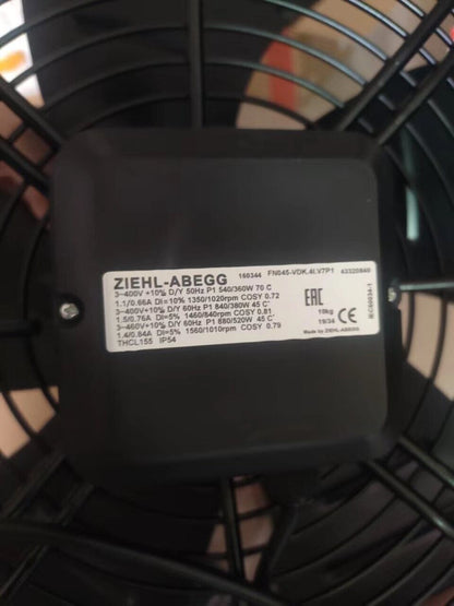 new 1 PCS ZIEHL-ABEGG Fan FN045-VDK.4I-V7P1 Axial fan equipment cooling fan 400V - ZIEHL-ABEGG