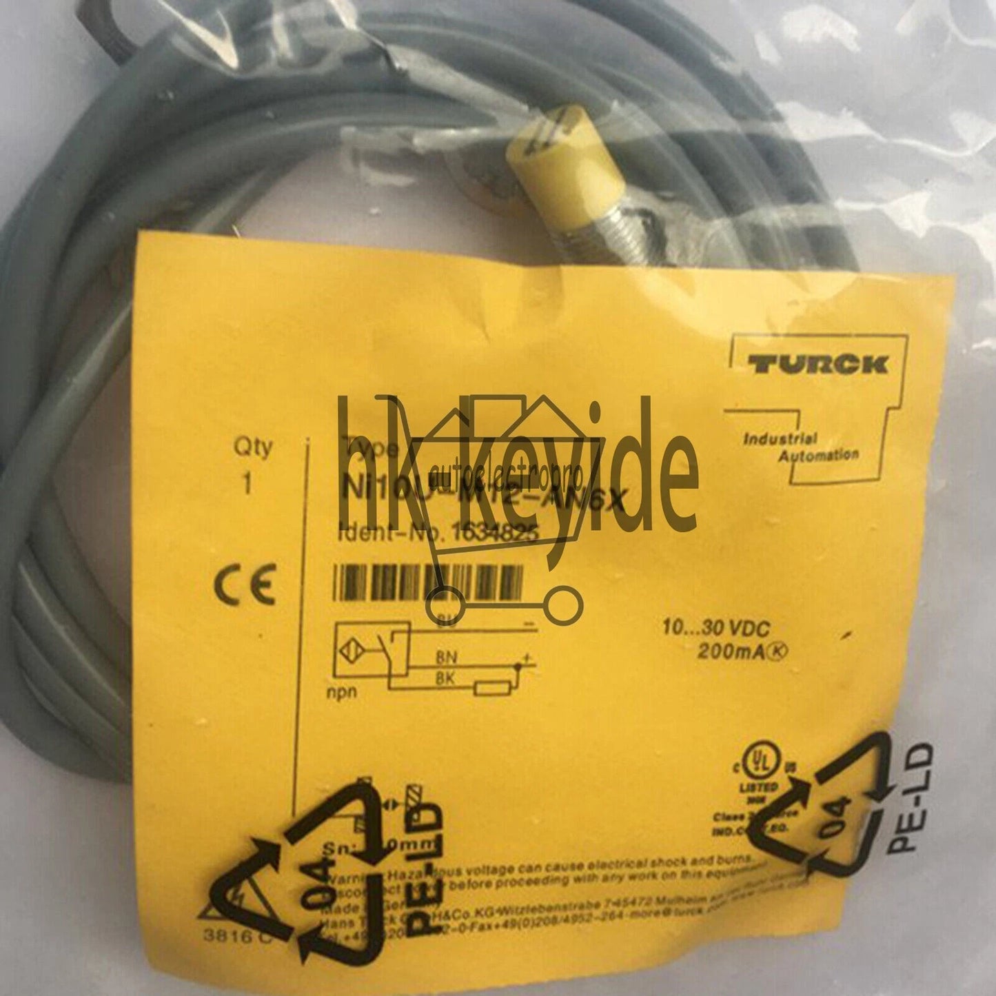 one TURCK NI10U-M12-AN6X Proximity Switch sensor
