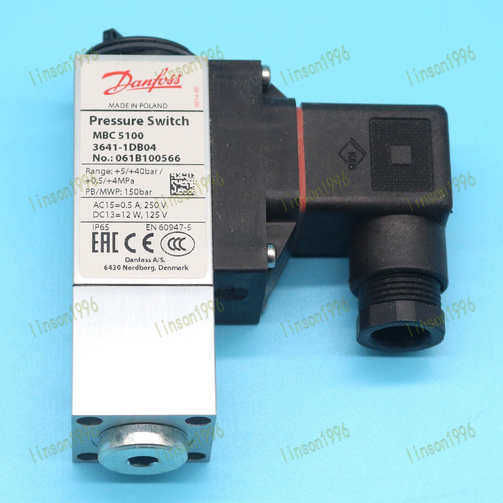 new Danfoss MBC5100 061B100566  pressure switch In Box Fast Delivery Danfoss