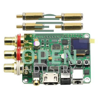 1Pc For HIFI DAC Decoder Raspberry Pi Coaxial Fiber Optic I2S Digital Sound Card