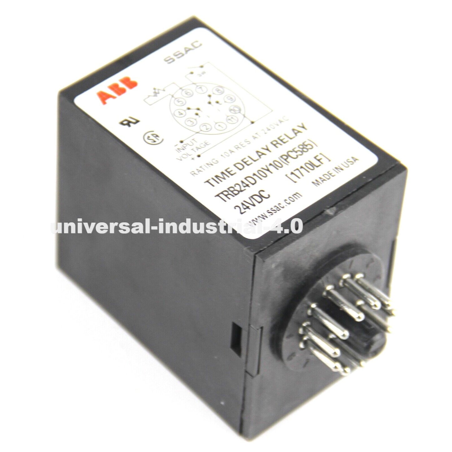 ABB TRB24D10Y10 Time Delay Relay 24VDC - ABB