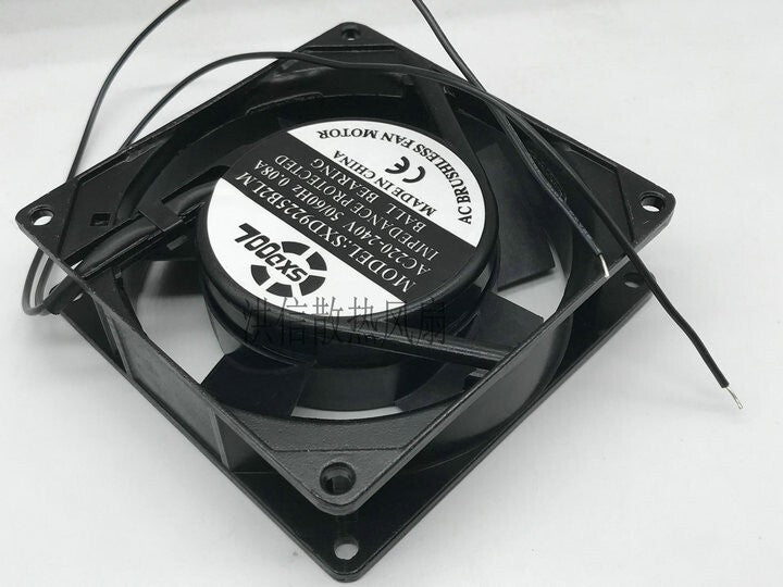 SXDOOL SXD9225B2LM AC220-240V 50/60Hz 0.08A double-ball AC 9CM cooling fan