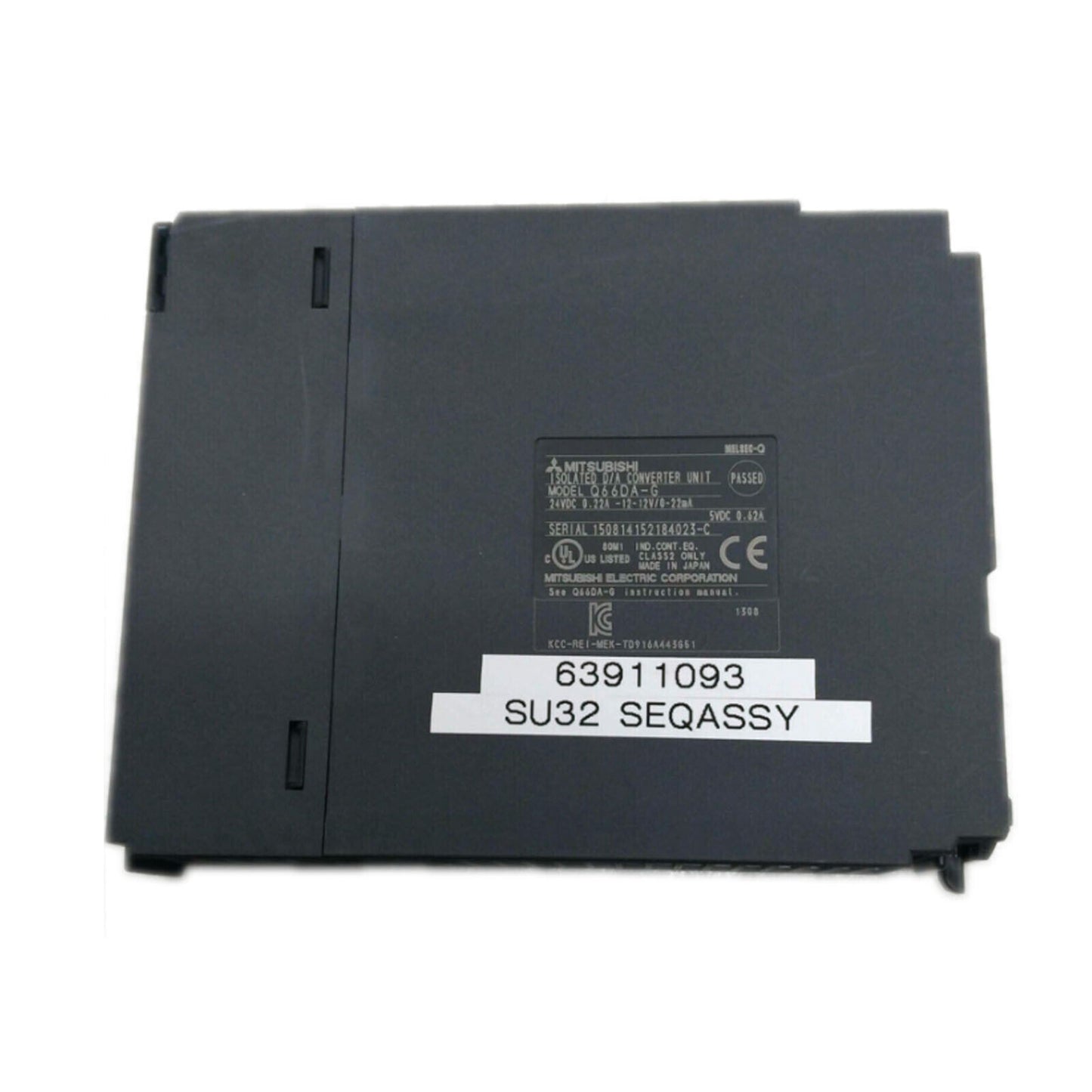 Mitsubishi Melsec Analog Module Card Q66DA-G Programmable Controller - MITSUBISHI
