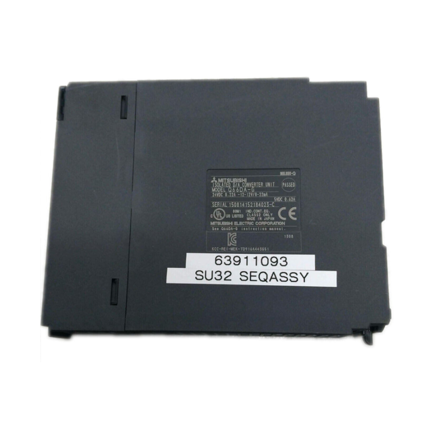 Mitsubishi Melsec Analog Module Card Q66DA-G Programmable Controller - MITSUBISHI