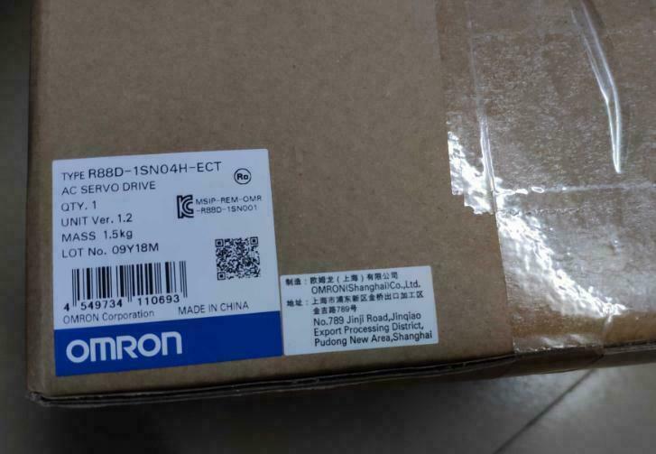 new 1PC OMRON R88D-1SN04H-ECT Servo Driver R88D1SN04HECT ping - OMRON
