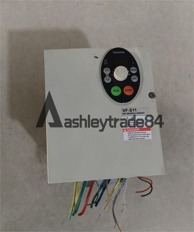 used Toshiba VFS11-4037PL-WN 4KW 380V VF-S11 Series Industrial vector Inverter Drive