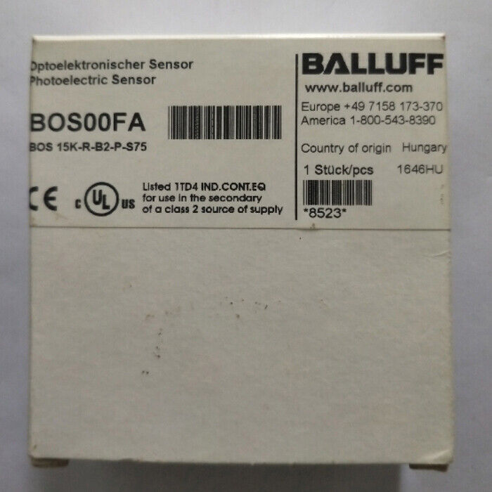 1PC Balluff Photoelectric Sensor BOS 15K-R-B2-P-S75 - BALLUFF