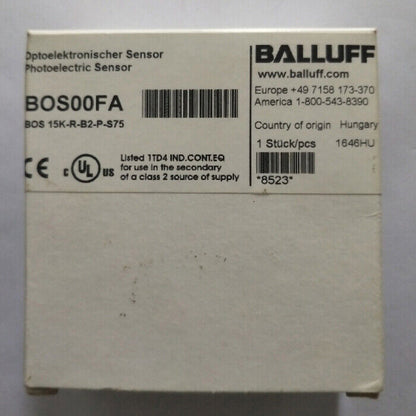 1PC Balluff Photoelectric Sensor BOS 15K-R-B2-P-S75 - BALLUFF