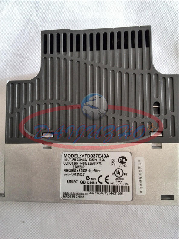used 1PCS Delta VFD037E43A 380V-3.7KW Inverter - DELTA