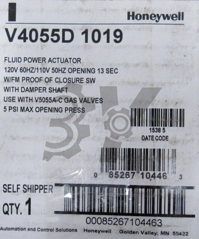 new  1PCS Honeywell V4055D 1019 V4055D1019 Fluid Power Actuator