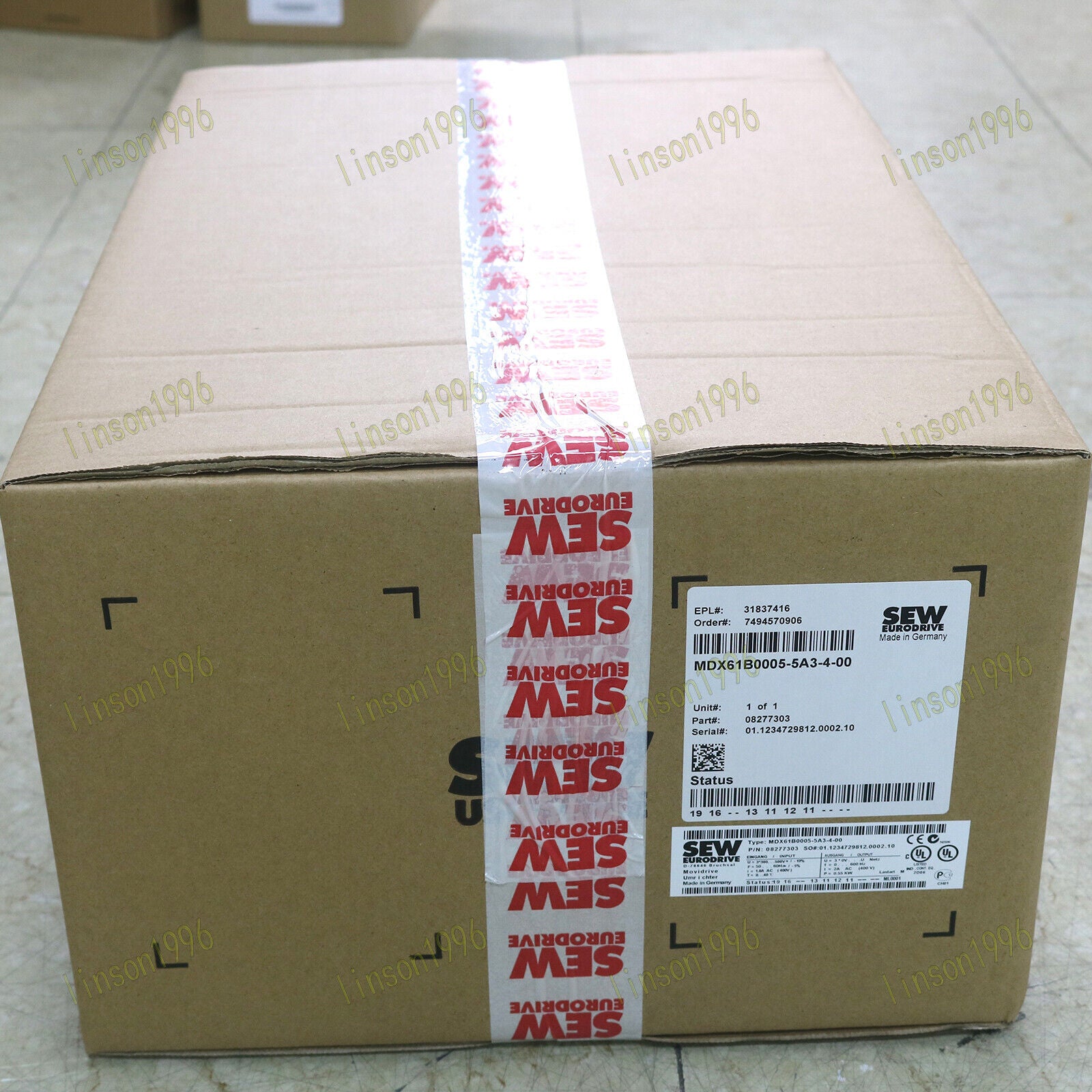 MDX61B0005-5A3-4-00 frequency converter - SEW