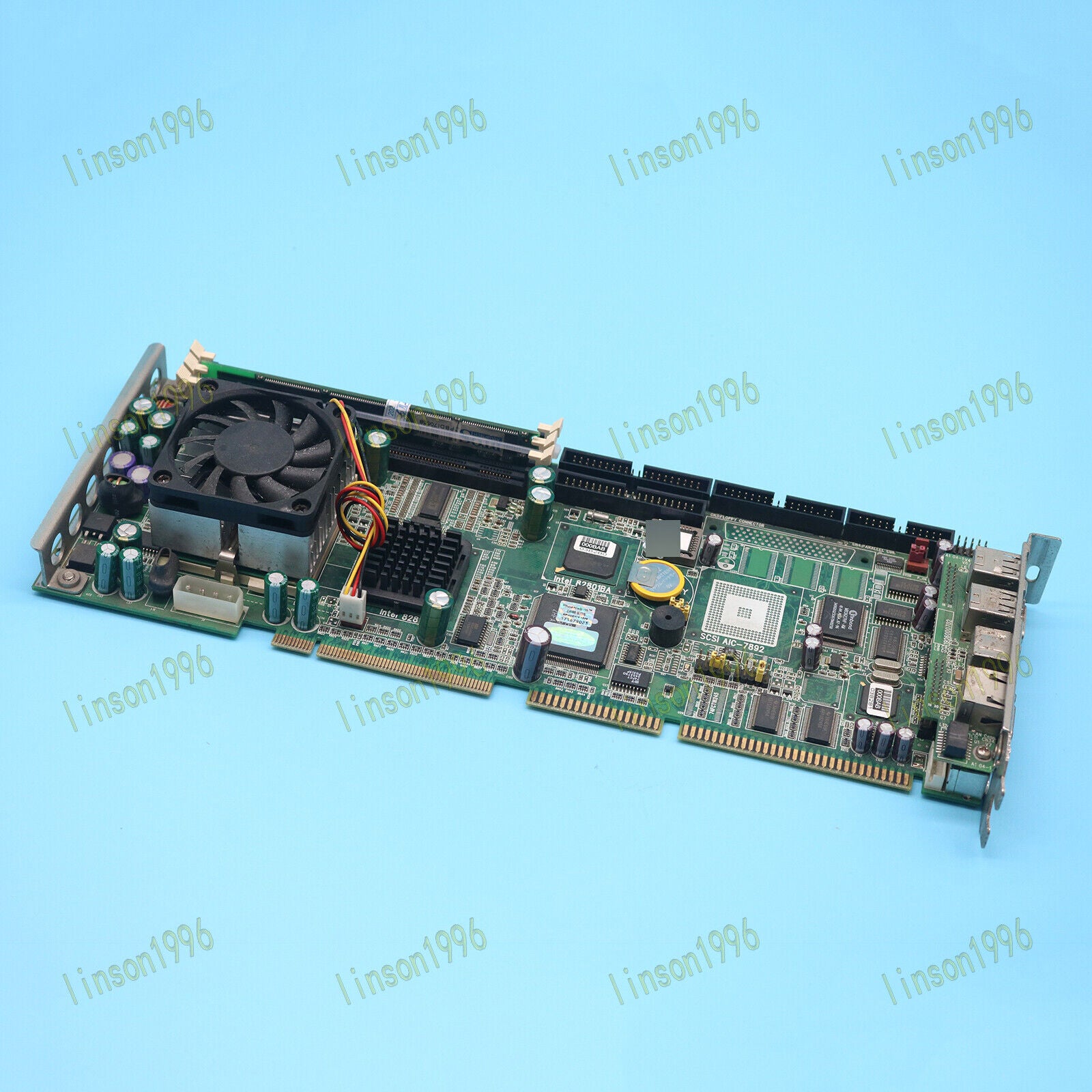used Advantech Industrial Motherboard Double Network PCA-6180E2 Rev.B1 - ADVANTECH