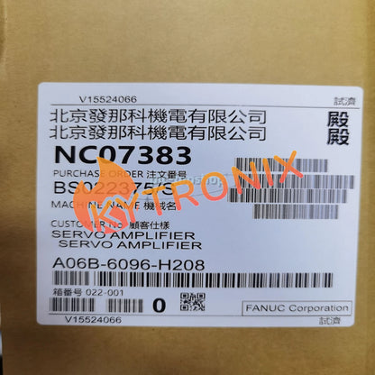1PC FANUC A06B-6096-H208 Servo Amplifier PLC