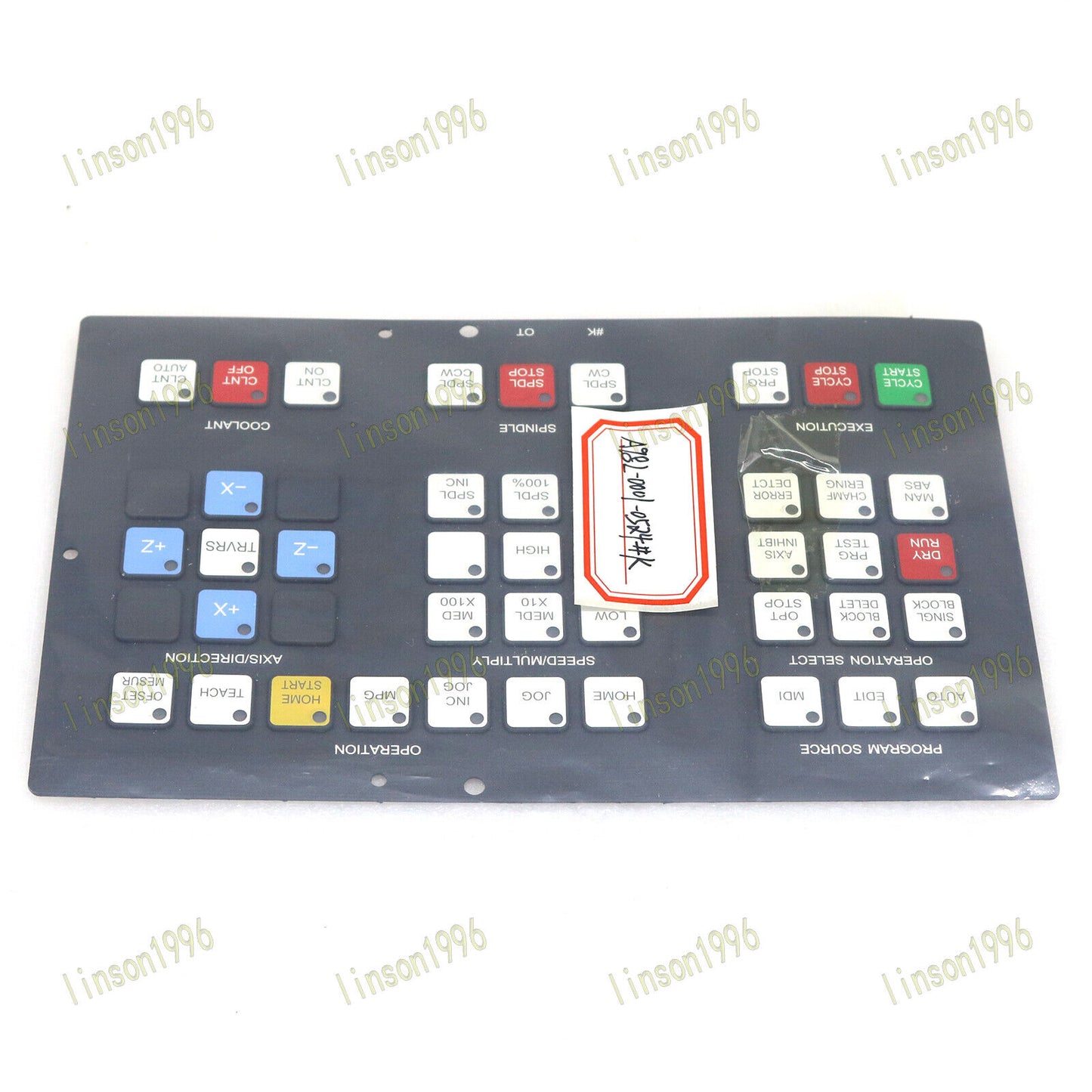 For FANUC Membrane Keysheet A98L-0001-0524#K FAST SHIP - FANUC