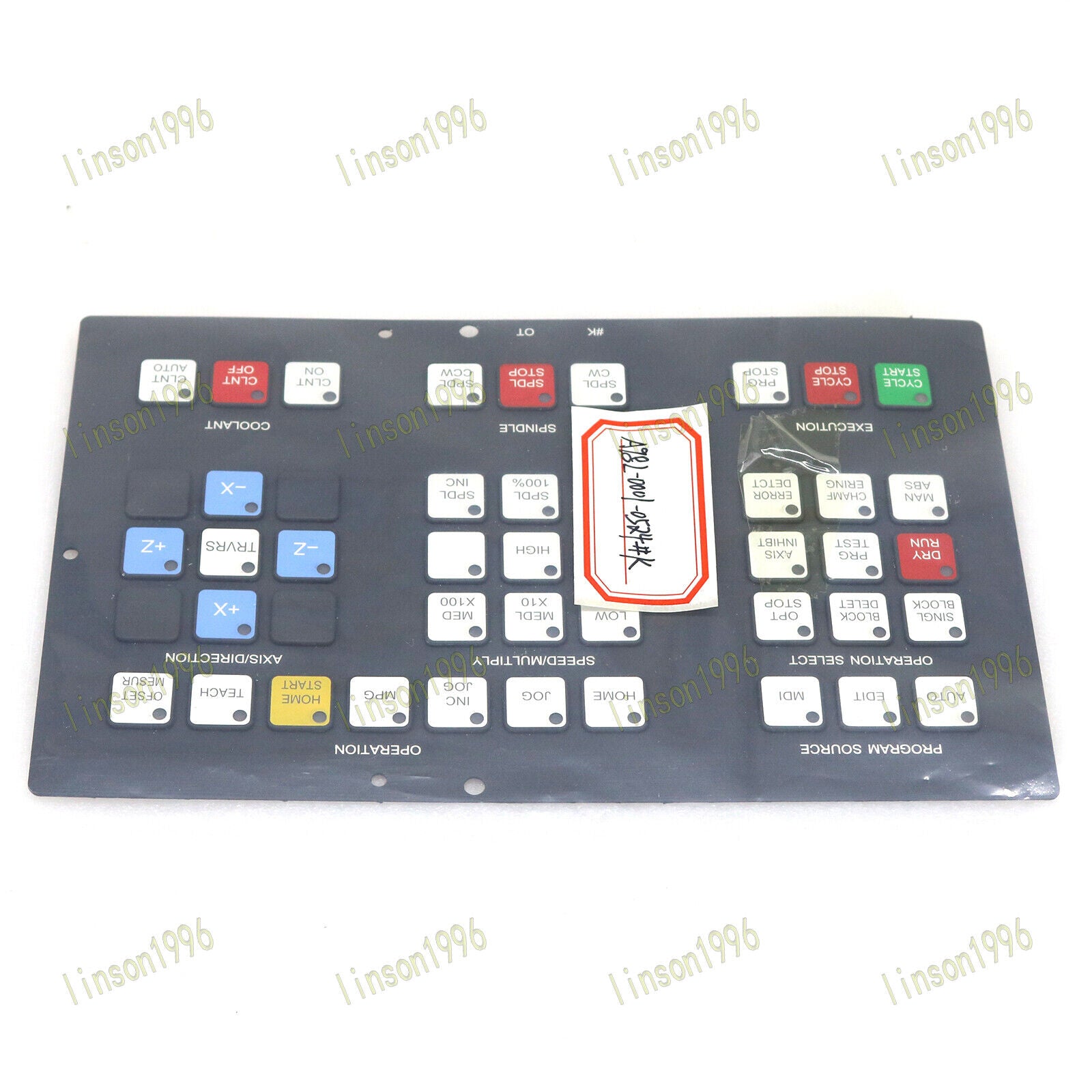 For FANUC Membrane Keysheet A98L-0001-0524#K FAST SHIP - FANUC