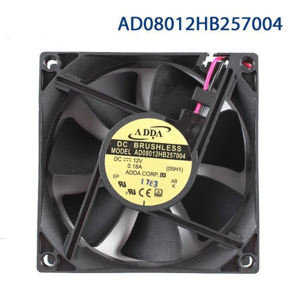 ADDA AD08012HB257004 8025 12V 0.18A 8 cm 2-wire waterproof cooling fan