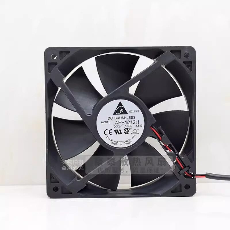 Delta AFB1212H 12025 DC12V 0.35A 12CM 4-Wire PWM Temperature Control Cooling Fan