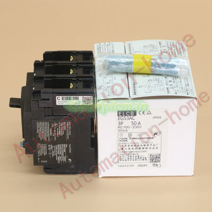 1pc FUJI EG53AC 3P 50A Circuit Breaker In Box Free Shipping