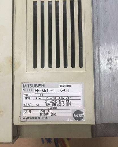 Mitsubishi Inverter FR-A540-1.5K-CH Tested Unit - MITSUBISHI