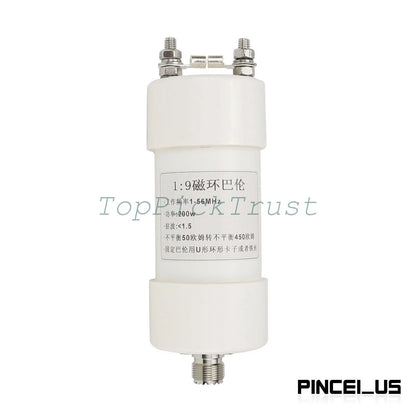 1:9 Ratio Balun 1-56MHz 200W 50 Ohm to 450 Ohms Shortwave HAM Antenna Balun SSB