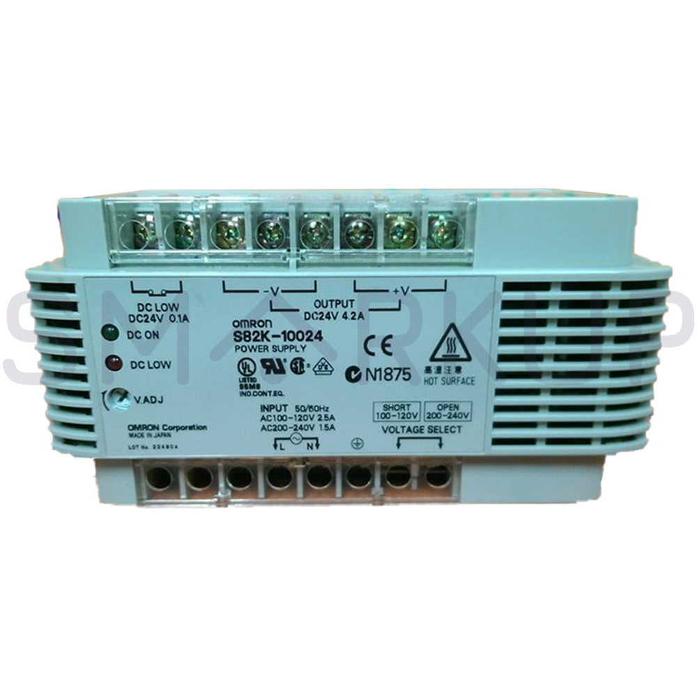 new OMRON S82K-10024 Power Supply S82K-10024 24VDC 4.2A - OMRON