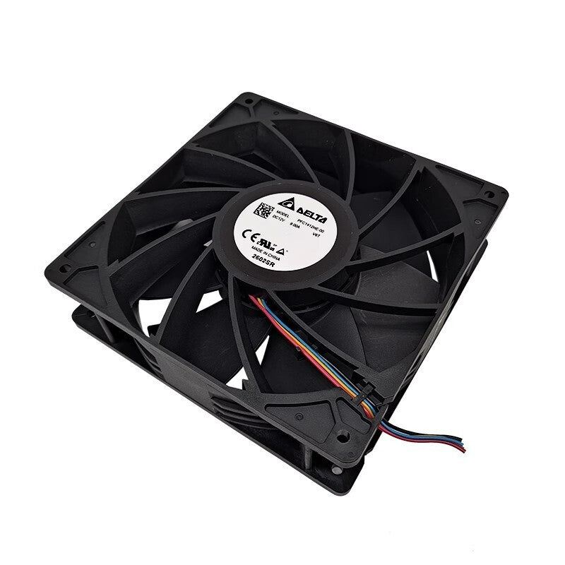 Delta PFC1412HE-00V6T DC12V 9.0A 5700RPM 14038 4-Wire High Airflow Cooling Fan