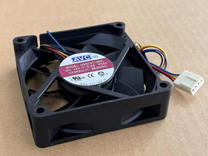 new AVC DSSC0715R2L 12V 0.3A 7020 7cm 4-wire PWM intelligent temperature control CPU
