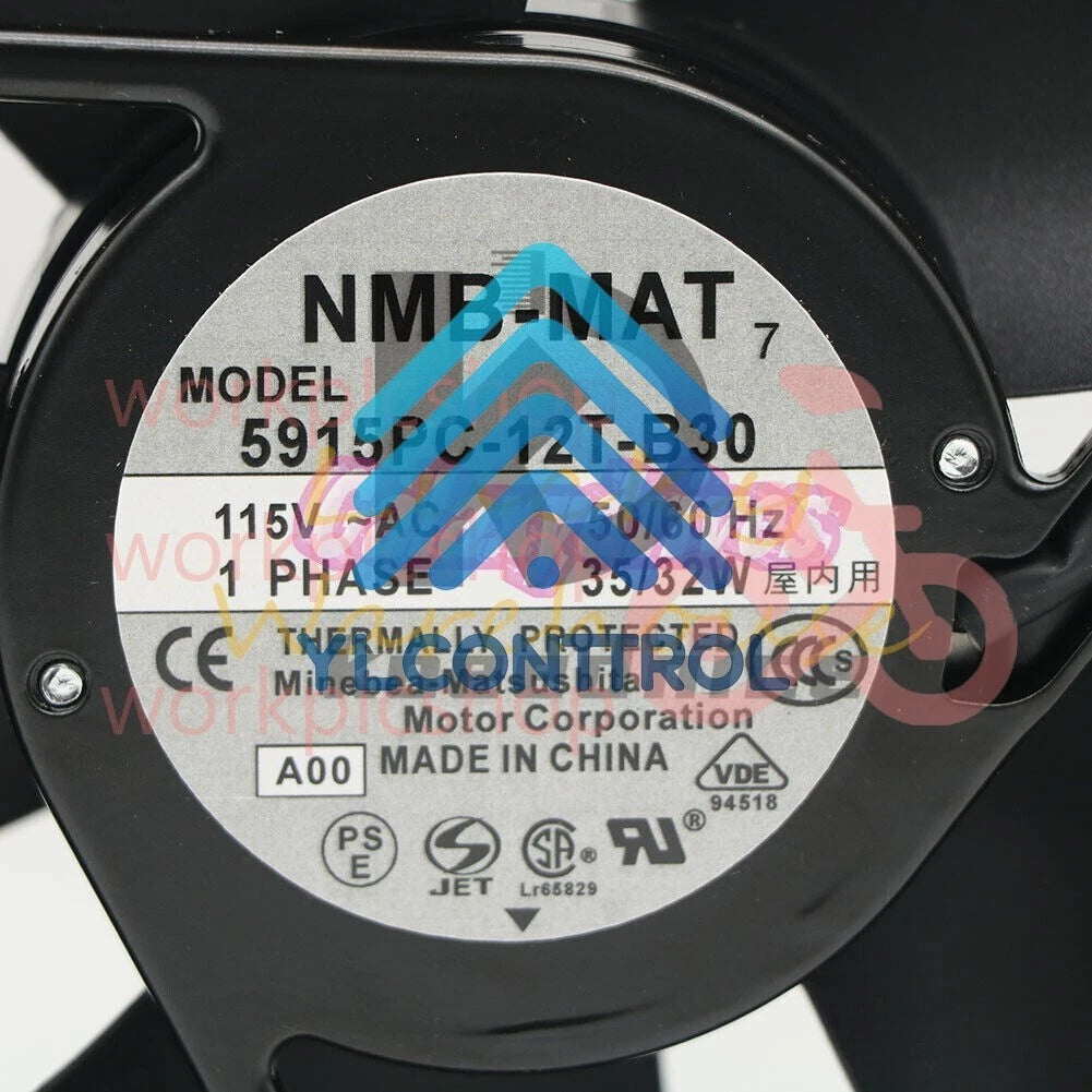 1PCS Nmb Technologies 5915Pc-12T-B30-A00 Axial Fan 150Mm 115Vac 380Ma