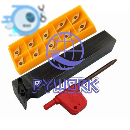 SVUCR 1616H11 CNC Lathe Turning Tool holder + 10pcs VCMT110304 Inserts