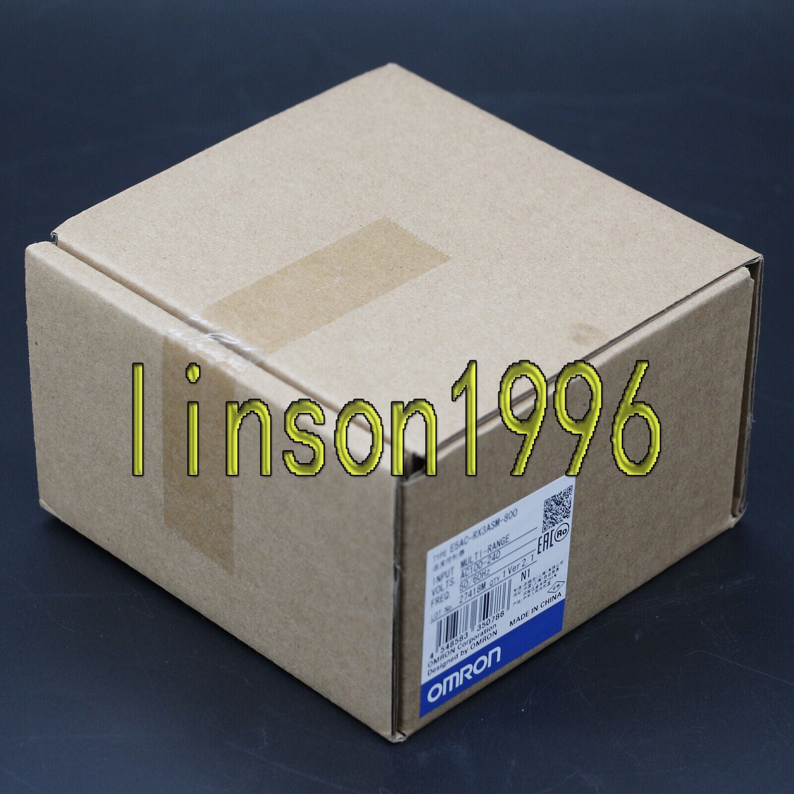 Omron E5AC-RX3ASM-800 Temperature Controller 100-240VAC - OMRON