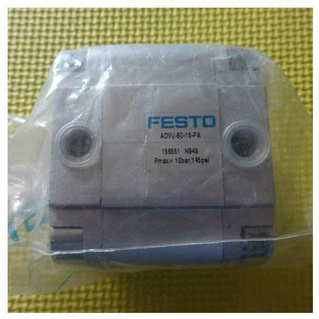 FESTO ADVU-50-15-P-A Pneumatic Cylinder Ship - FESTO