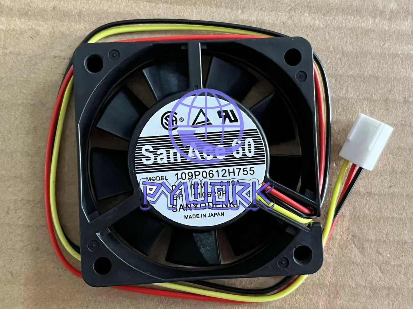 Sanyo 6015 6CM 109P0612H755 12V 0.09A inverter cooling fan~